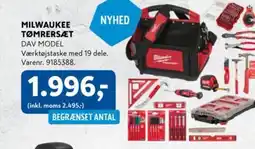 Davidsen MILWAUKEE TØMRERSÆT tilbud