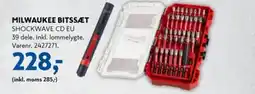 Davidsen MILWAUKEE BITSSÆT SHOCKWAVE CD EU tilbud