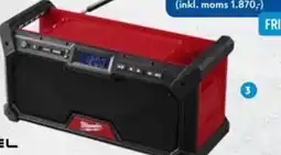 Davidsen 3. MILWAUKEE RADIO 18 V M18 RADDAB+G2-0 tilbud