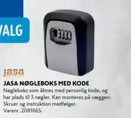 Davidsen Jasa jasa nøgleboks med kode tilbud