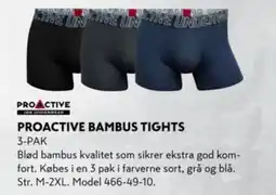 Davidsen PROACTIVE BAMBUS TIGHTS tilbud