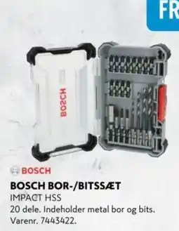 Davidsen BO2CH BOSCH BOR-/BITSSÆT IMPACT HSS tilbud