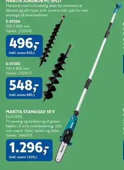 Davidsen MAKITA STANGSAV 18 V DUA200Z tilbud