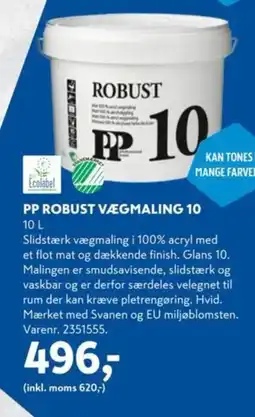 Davidsen Pp robust vægmaling 10 tilbud