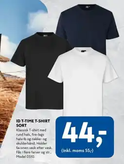 Davidsen ID T-TIME T-SHIRT SORT tilbud