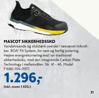 Davidsen MASCOT SIKKERHEDSSKO tilbud