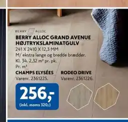 Davidsen BERRY ALLOC GRAND AVENUE HØJTRYKSLAMINATGULV tilbud