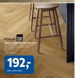Davidsen Pergo safe pergo voxnan pad pro vinylgulv tilbud