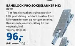 Davidsen BANDLOCK PRO SOKKELANKER M12 tilbud