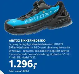 Davidsen AIRTOX SIKKERHEDSSKO tilbud