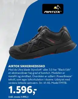 Davidsen AIRTOX SIKKERHEDSSKO tilbud