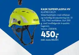 Davidsen KASK SUPERPLASMA HV KLATREHJELM tilbud