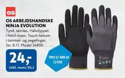 Davidsen Os arbejdshandske ninja evolution tilbud