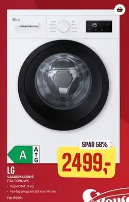 Skousen VASKEMASKINE, DKK 2499 tilbud