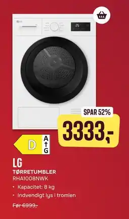 Skousen LG TØRRETUMBLER RHA1008NWK, DKK 3333 tilbud