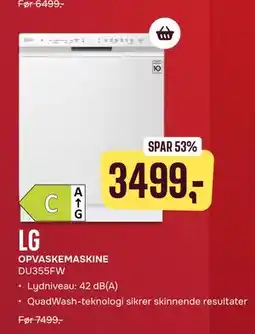 Skousen OPVASKEMASKINE DU355FW, DKK 3499 tilbud
