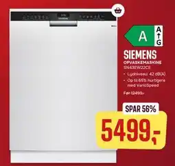 Skousen OPVASKEMASKINE SN43EW22CE, DKK 5499 tilbud