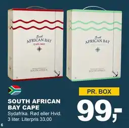 Let-Køb SOUTH AFRICAN BAY CAPE, DKK 99 tilbud