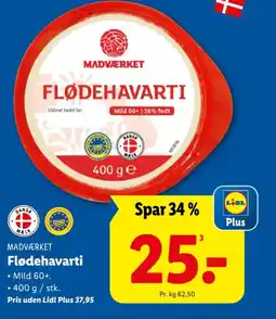 Lidl MADVÆRKET Flødehavarti tilbud