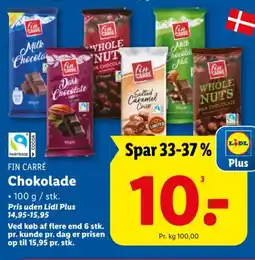 Lidl FIN CARRÉ Chokolade tilbud