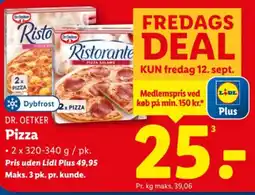 Lidl DR. OETKER Pizza tilbud
