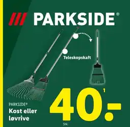Lidl PARKSIDE® Kost eller løvrive tilbud