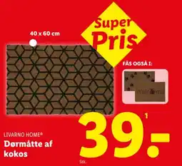 Lidl LIVARNO HOME® Dørmåtte af kokos tilbud