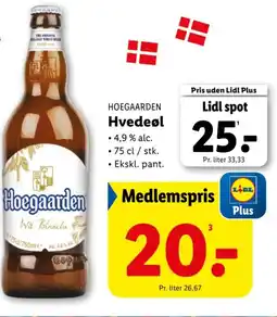 Lidl HOEGAARDEN Hvedeøl tilbud