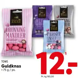 Lidl TOMS Guldknas tilbud