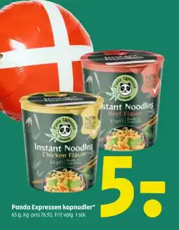 Coop 365 Panda Expressen kopnudler tilbud