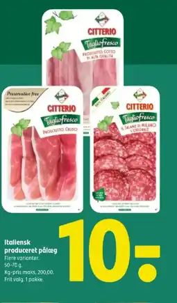 Coop 365 CITTERIO Italiensk produceret pålæg tilbud