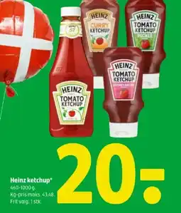 Coop 365 HEINZ ketchup tilbud
