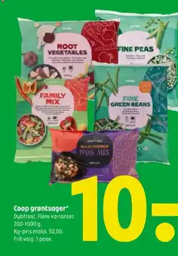Coop 365 Coop grøntsager tilbud