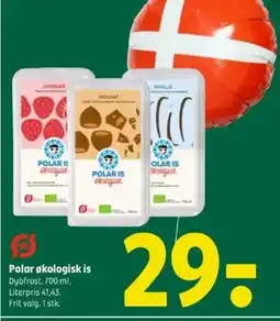 Coop 365 Polar økologisk is tilbud