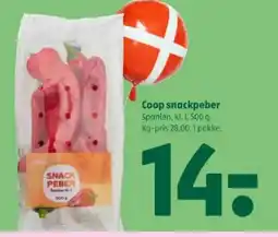 Coop 365 Coop snackpeber tilbud