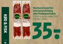 Coop 365 Marineret kamfilet med gyros/hvidløg eller hvidløg/artiskok tilbud
