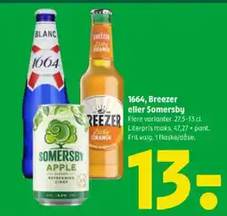Coop 365 1664, Breezer eller Somersby tilbud