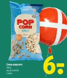 Coop 365 Coop popcorn tilbud
