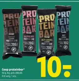 Coop 365 Coop proteinbar tilbud