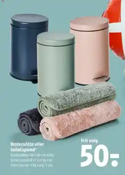 Coop 365 Bademåtte eller toiletspand tilbud