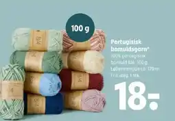 Coop 365 Portugisisk bomuldsgarn tilbud
