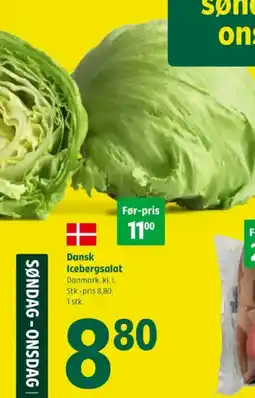 Coop 365 Dansk Icebergsalat tilbud