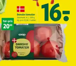 Coop 365 Danske tomater tilbud