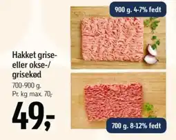 Føtex Hakket grise- eller okse-/ grisekød tilbud