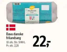 Føtex Dava danske frilandsæg tilbud