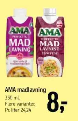 Føtex AMA madlavning tilbud