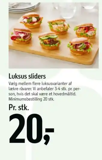 Føtex Luksus sliders tilbud