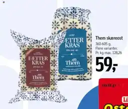 Føtex Them skæreost tilbud