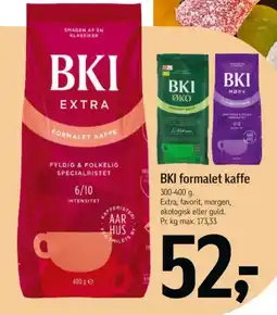 Føtex BKI formalet kaffe tilbud