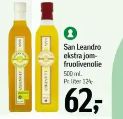 Føtex San Leandro ekstra jom- fruolivenolie tilbud